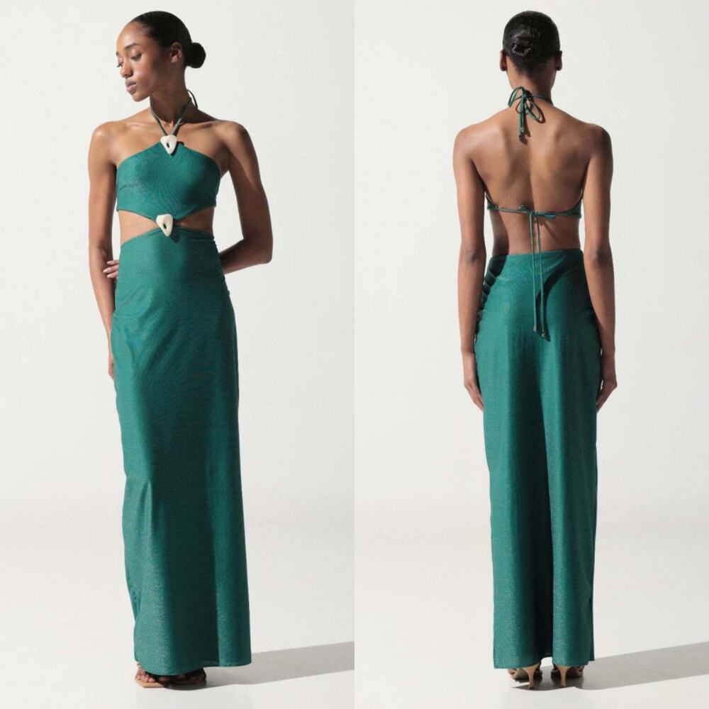 NWT Baobab Kira Maxi Dress in Emerald Size Large